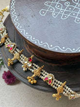 Load image into Gallery viewer, One of a kind silver pearl kundan choker