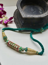 Load image into Gallery viewer, Meenakari Kundan choker with thread work
