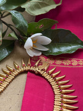 Load image into Gallery viewer, Traditional South Indian malligai (jasmine buds) neckpiece inspired by an old gold necklace set