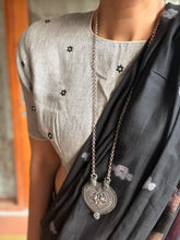 Load image into Gallery viewer, One of a kind contemporary silver necklace