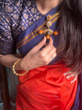 Load image into Gallery viewer, Statement vintage 925gold polish hasli with pendant-16