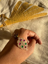 Load image into Gallery viewer, Natural Jade Inlay work neckpiece 2