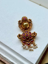 Load image into Gallery viewer, Vintage style pendant in silver 925 and gold polish