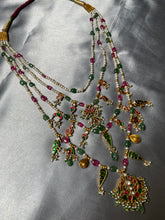 Load image into Gallery viewer, Statement multilayer kundan necklace