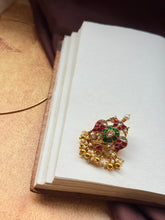 Load image into Gallery viewer, Gandaberunda statement pendant in silver 925 and gold polish