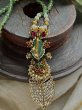 Load image into Gallery viewer, One of a kind kundan pearl pendant necklace