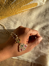 Load image into Gallery viewer, Natural Jade Inlay work neckpiece