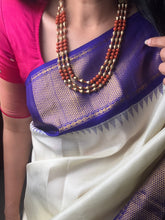 Load image into Gallery viewer, Statement multilayer coral dolki necklace