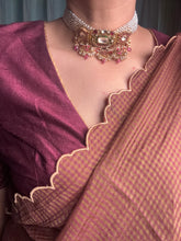 Load image into Gallery viewer, One of a kind statement pearl & kundan necklace