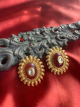 Load image into Gallery viewer, Statement studs with inlay work