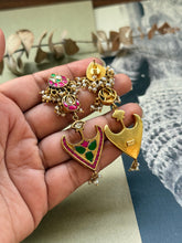 Load image into Gallery viewer, Gold polish silver 925 earrings