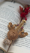 Load image into Gallery viewer, Vintage style pendant in silver 925 and gold polish