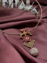Load image into Gallery viewer, Vintage style pendant in silver 925 and gold polish