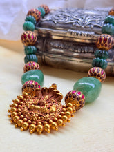 Load image into Gallery viewer, Statement vintage style nagru necklace