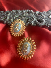 Load image into Gallery viewer, Statement studs with inlay work