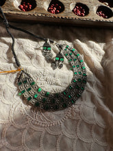 Load image into Gallery viewer, Emerald Green Choker set