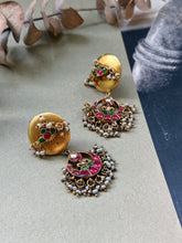 Load image into Gallery viewer, Gold polish silver 925 earrings