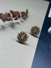 Load image into Gallery viewer, Gold polish silver 925 earrings