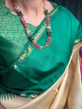 Load image into Gallery viewer, Multilayered gemstone neckpiece in silver 925