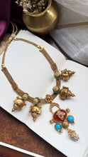Load image into Gallery viewer, Statement vintage onyx necklace