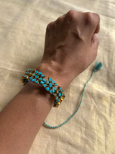 Load image into Gallery viewer, Turquoise and silver 925 bracelet( Poochi)