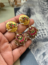 Load image into Gallery viewer, Gold polish silver 925 earrings