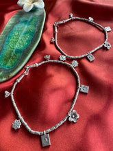 Load image into Gallery viewer, Silver anklets-Balinese
