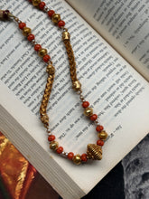 Load image into Gallery viewer, Kundan necklace in silver 925 and gold polish