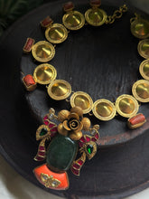 Load image into Gallery viewer, One of a kind statement  kundan necklace
