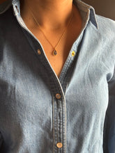 Load image into Gallery viewer, Dainty carved tourmaline neckpiece 11