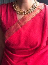 Load image into Gallery viewer, One of a kind gold polish kundan work statement necklace set