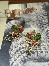 Load image into Gallery viewer, Gold polish silver 925 earrings