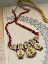 Load image into Gallery viewer, One of a kind silver coral choker