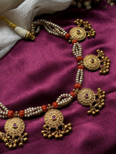 Load image into Gallery viewer, One of a kind silver coral choker