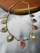 Load image into Gallery viewer, One of a kind Navratna jade necklace