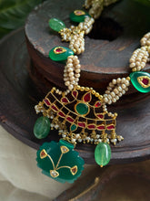 Load image into Gallery viewer, One of a kind kundan pearl necklace