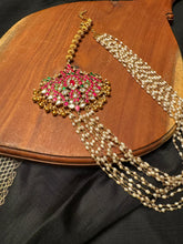 Load image into Gallery viewer, 92.5 gold polish mogapu necklace