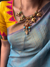 Load image into Gallery viewer, Statement vintage onyx necklace