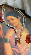Load image into Gallery viewer, Pearl bunch kundan necklace 5
