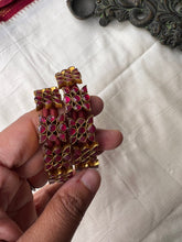 Load image into Gallery viewer, Ruby and silver 925 bracelet( Poochi)