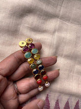 Load image into Gallery viewer, Statement Navaratana  Earrings