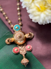 Load image into Gallery viewer, Statement vintage 925gold polish neckchain