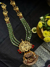 Load image into Gallery viewer, One of a kind gold polish kundan work statement necklace