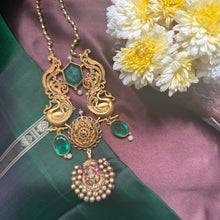 Load image into Gallery viewer, Statement vintage style 925 silver necklace