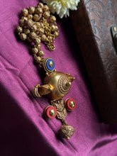 Load image into Gallery viewer, Statement vintage style 925 silver necklace