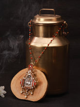Load image into Gallery viewer, One of a kind amulet pendant with kundan work