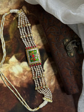 Load image into Gallery viewer, One of a kind statement silver kundan choker