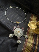 Load image into Gallery viewer, One of a kind contemporary silver necklace