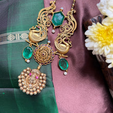 Load image into Gallery viewer, Statement vintage style 925 silver necklace