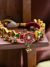 Load image into Gallery viewer, Kundan bracelet/Ponchi